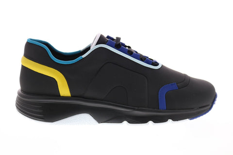 Camper TWS K100488-002 Mens Black Leather Lace Up Euro Sneakers Shoes