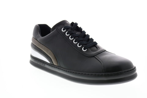 Camper TWS K100489-001 Mens Black Leather Lace Up Euro Sneakers Shoes