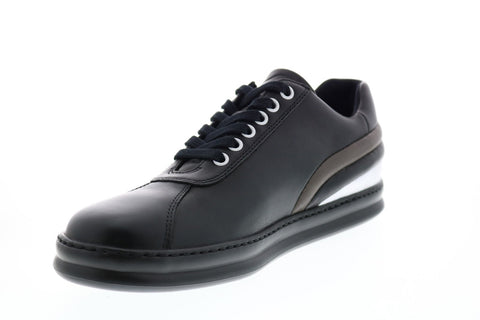 Camper TWS K100489-001 Mens Black Leather Lace Up Euro Sneakers Shoes