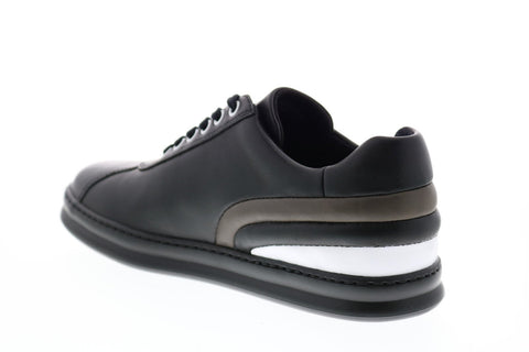 Camper TWS K100489-001 Mens Black Leather Lace Up Euro Sneakers Shoes