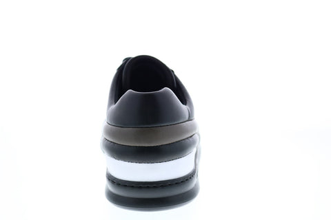 Camper TWS K100489-001 Mens Black Leather Lace Up Euro Sneakers Shoes