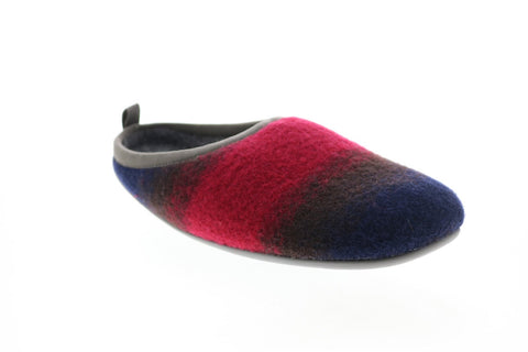 Camper Tws K100516-002 Mens Red Blue Canvas Slip On Clogs Slippers Shoes