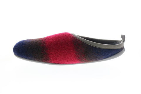 Camper Tws K100516-002 Mens Red Blue Canvas Slip On Clogs Slippers Shoes