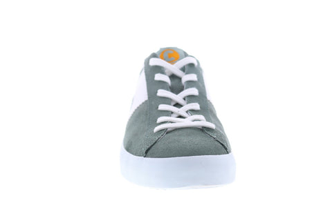 Camper Imar Copa K100518-004 Mens Green Suede Lace Up Euro Sneakers Shoes