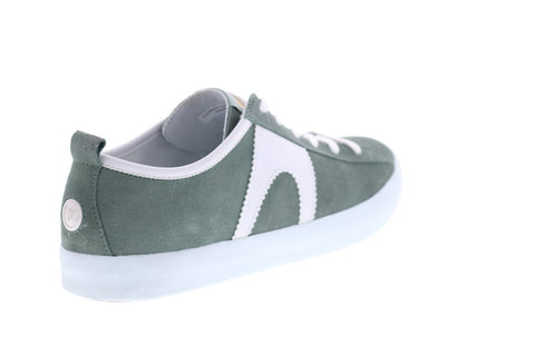 Camper Imar Copa K100518-004 Mens Green Suede Lace Up Euro Sneakers Shoes