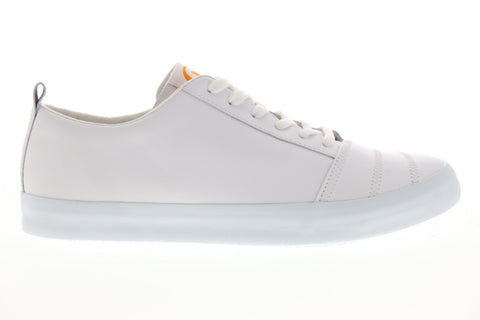 Camper Imar Mens White Synthetic Low Top Lace Up Sneakers Shoes
