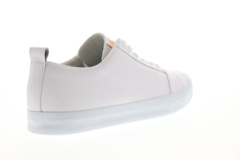 Camper Imar Mens White Synthetic Low Top Lace Up Sneakers Shoes
