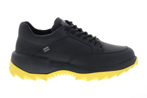 Camper Helix K100525-001 Mens Black Leather Lace Up Euro Sneakers Shoes
