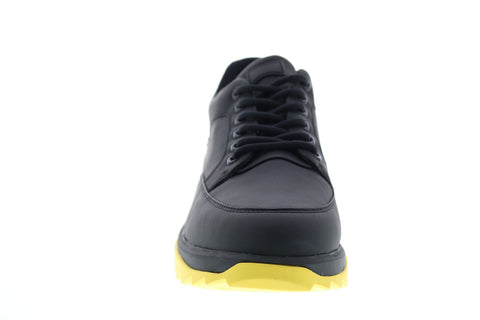 Camper Helix K100525-001 Mens Black Leather Lace Up Euro Sneakers Shoes