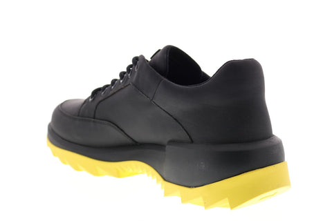 Camper Helix K100525-001 Mens Black Leather Lace Up Euro Sneakers Shoes
