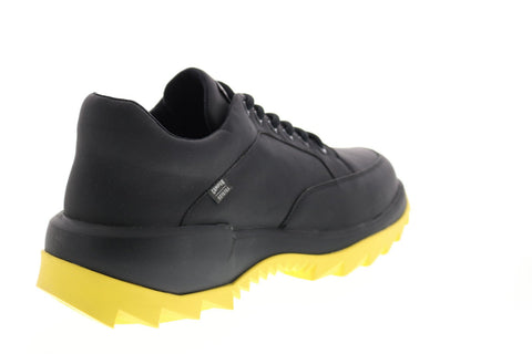 Camper Helix K100525-001 Mens Black Leather Lace Up Euro Sneakers Shoes