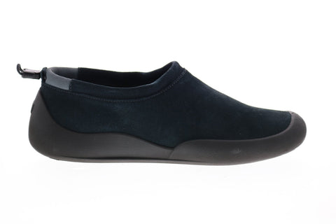 Camper Sako K100535-001 Mens Blue Suede Slip On Slippers Clogs Shoes