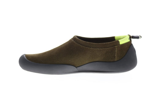 Camper Sako K100535-002 Mens Green Suede Slip On Clogs Slippers Shoes