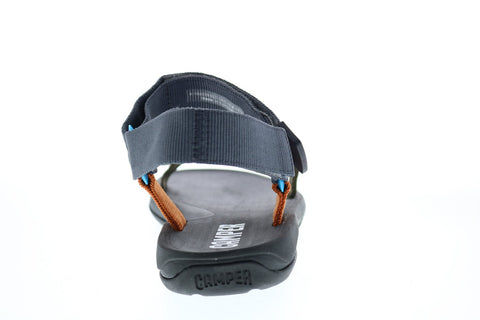 Camper Match K100539-003 Mens Black Canvas Strap Sport Sandals Shoes