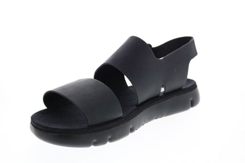 Camper Oruga Sandal K100543-001 Mens Black Leather Strap Sport Sandals Shoes