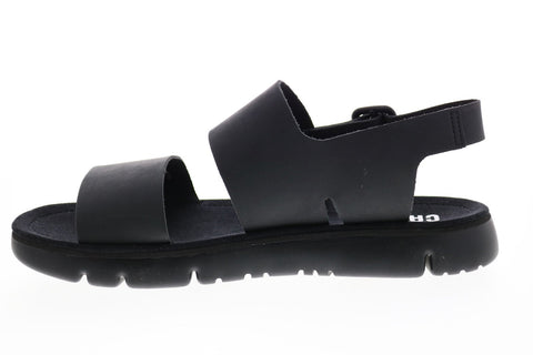 Camper Oruga Sandal K100543-001 Mens Black Leather Strap Sport Sandals Shoes