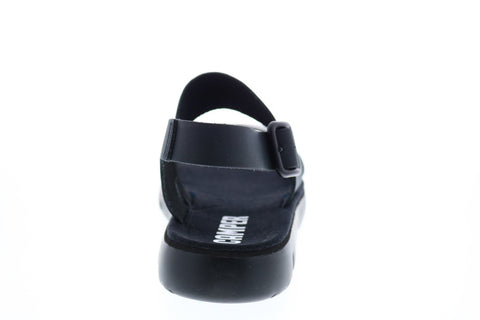 Camper Oruga Sandal K100543-001 Mens Black Leather Strap Sport Sandals Shoes