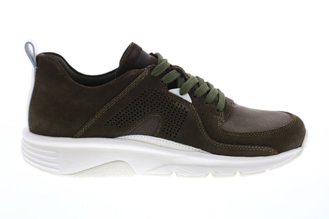 Camper Drift K100579-003 Mens Green Suede Lace Up Euro Sneakers Shoes
