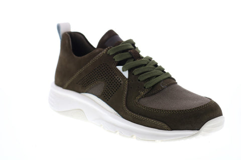 Camper Drift K100579-003 Mens Green Suede Lace Up Euro Sneakers Shoes