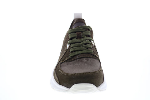 Camper Drift K100579-003 Mens Green Suede Lace Up Euro Sneakers Shoes