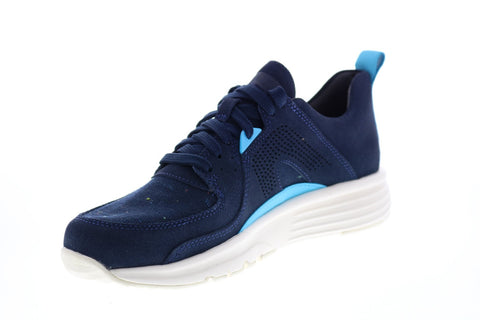 Camper Drift K100579-004 Mens Blue Canvas Lace Up Euro Sneakers Shoes