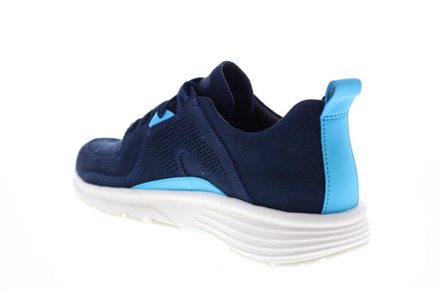 Camper Drift K100579-004 Mens Blue Canvas Lace Up Euro Sneakers Shoes