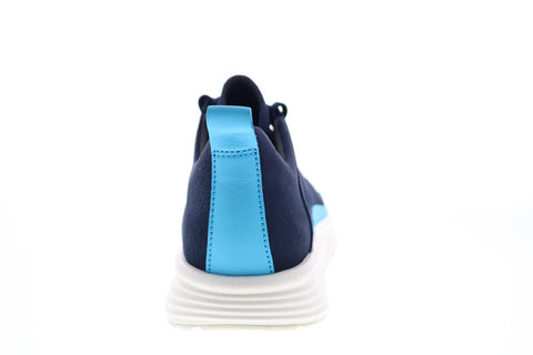 Camper Drift K100579-004 Mens Blue Canvas Lace Up Euro Sneakers Shoes