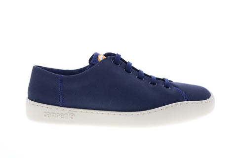 Camper Peu Touring K100596-003 Mens Blue Canvas Lace Up Euro Sneakers Shoes