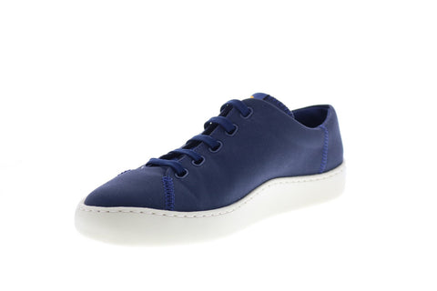 Camper Peu Touring K100596-003 Mens Blue Canvas Lace Up Euro Sneakers Shoes