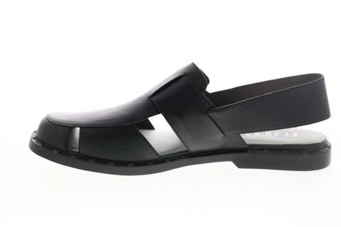 Camper Tws K100626-002 Mens Black Leather Strap Sport Sandals Shoes