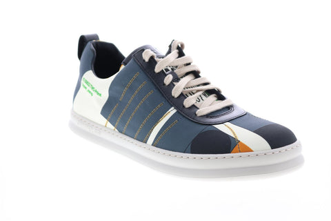 Camper Tws K100632-004 Mens Blue Canvas Lace Up Euro Sneakers Shoes