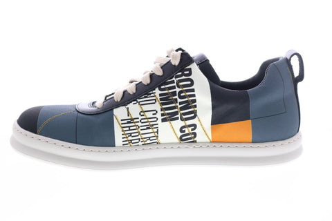 Camper Tws K100632-004 Mens Blue Canvas Lace Up Euro Sneakers Shoes