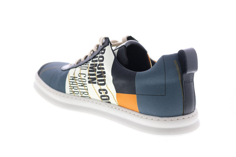 Camper Tws K100632-004 Mens Blue Canvas Lace Up Euro Sneakers Shoes