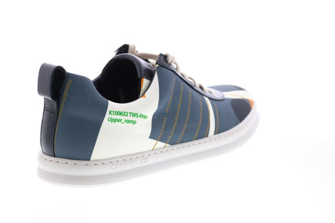 Camper Tws K100632-004 Mens Blue Canvas Lace Up Euro Sneakers Shoes
