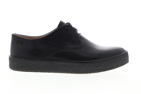 Camper Ambar K200007-005 Womens Black Leather Lace Up Low Top Sneakers Shoes