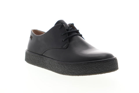 Camper Ambar K200007-005 Womens Black Leather Lace Up Low Top Sneakers Shoes