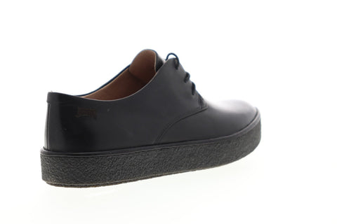 Camper Ambar K200007-005 Womens Black Leather Lace Up Low Top Sneakers Shoes