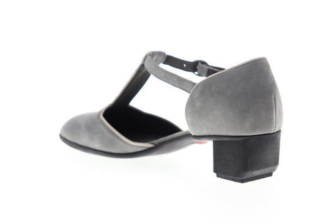 Camper Beth K200015-002 Womens Gray Suede Strap Flip-Flops Sandals Shoes