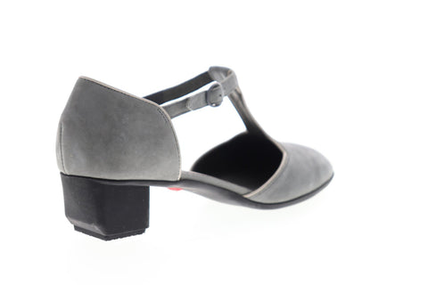 Camper Beth K200015-002 Womens Gray Suede Strap Flip-Flops Sandals Shoes