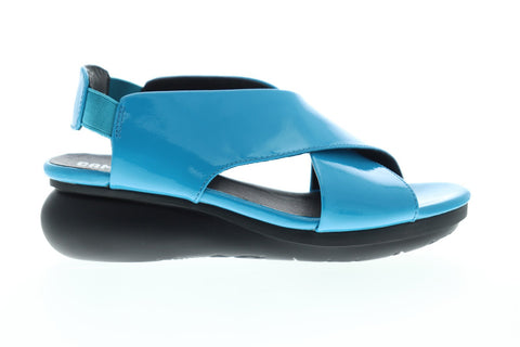 Camper Balloon K200066-010 Womens Blue Leather Strap Gladiator Sandals Shoes