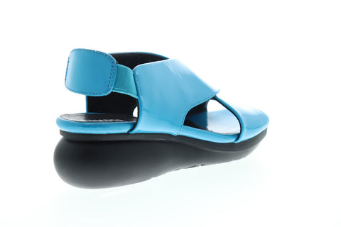 Camper Balloon K200066-010 Womens Blue Leather Strap Gladiator Sandals Shoes