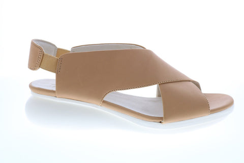 Camper Balloon K200066-047 Womens Brown Leather Slip On Sport Sandals Shoes