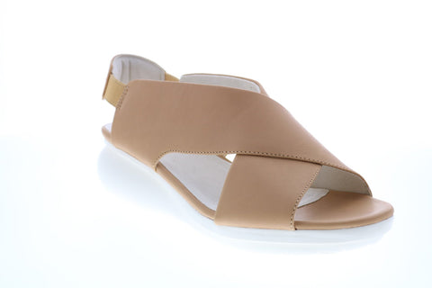 Camper Balloon K200066-047 Womens Brown Leather Slip On Heels Wedges Shoes