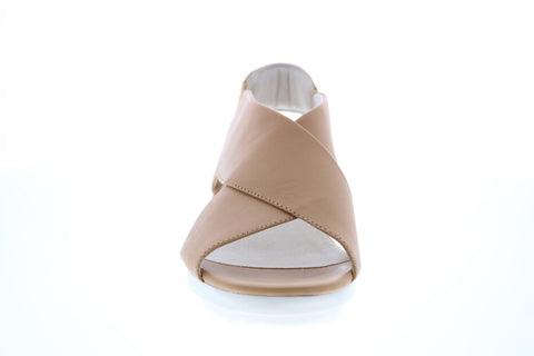 Camper Balloon K200066-047 Womens Brown Leather Slip On Sport Sandals Shoes