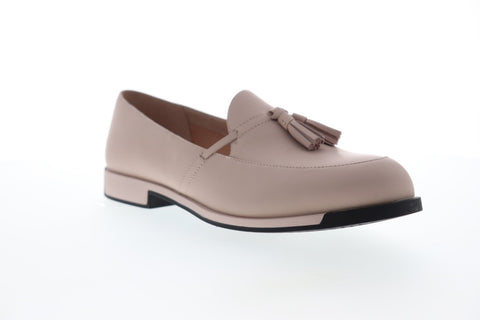 Camper Bowie K200074-009 Womens Beige Leather Casual Slip On Loafers Shoes