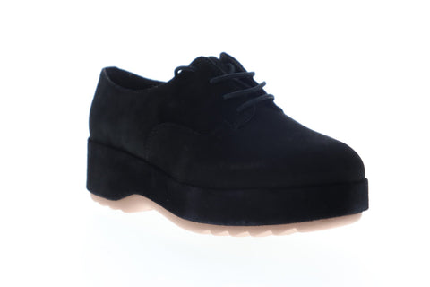 Camper Dessa K200084-004 Womens Black Nubuck Lace Up Casual Dress Boots Shoes