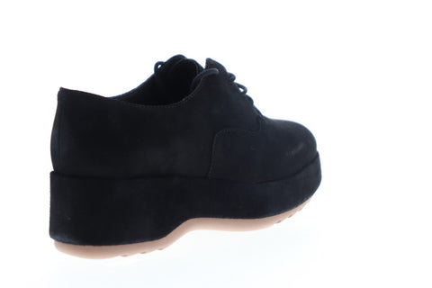 Camper Dessa K200084-004 Womens Black Nubuck Lace Up Casual Dress Boots Shoes