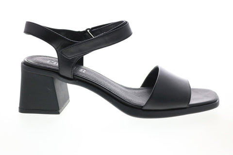 Camper Karolina K200101-004 Womens Black Leather Strap Heels Shoes