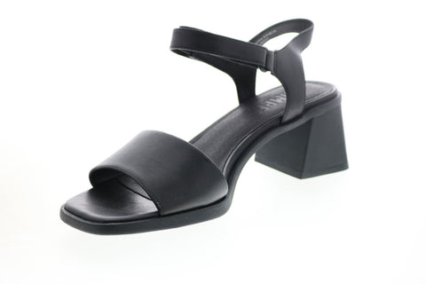 Camper Karolina K200101-004 Womens Black Leather Strap Heels Shoes