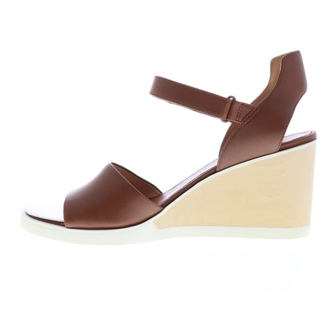 Camper Limi K200111-006 Womens Brown Leather Heels Strap Wedges Shoes